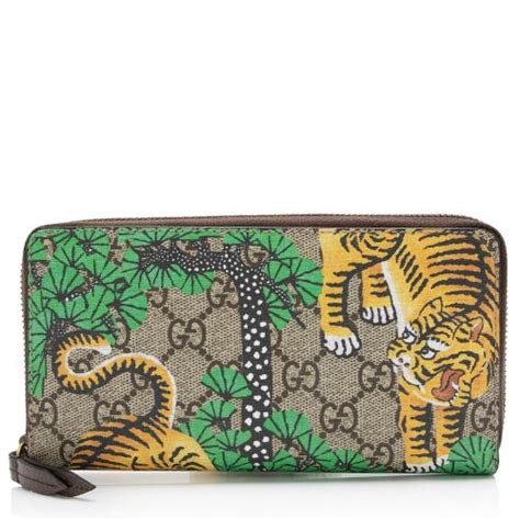 bengal tiger wallet gucci|gucci tiger supreme wallet.